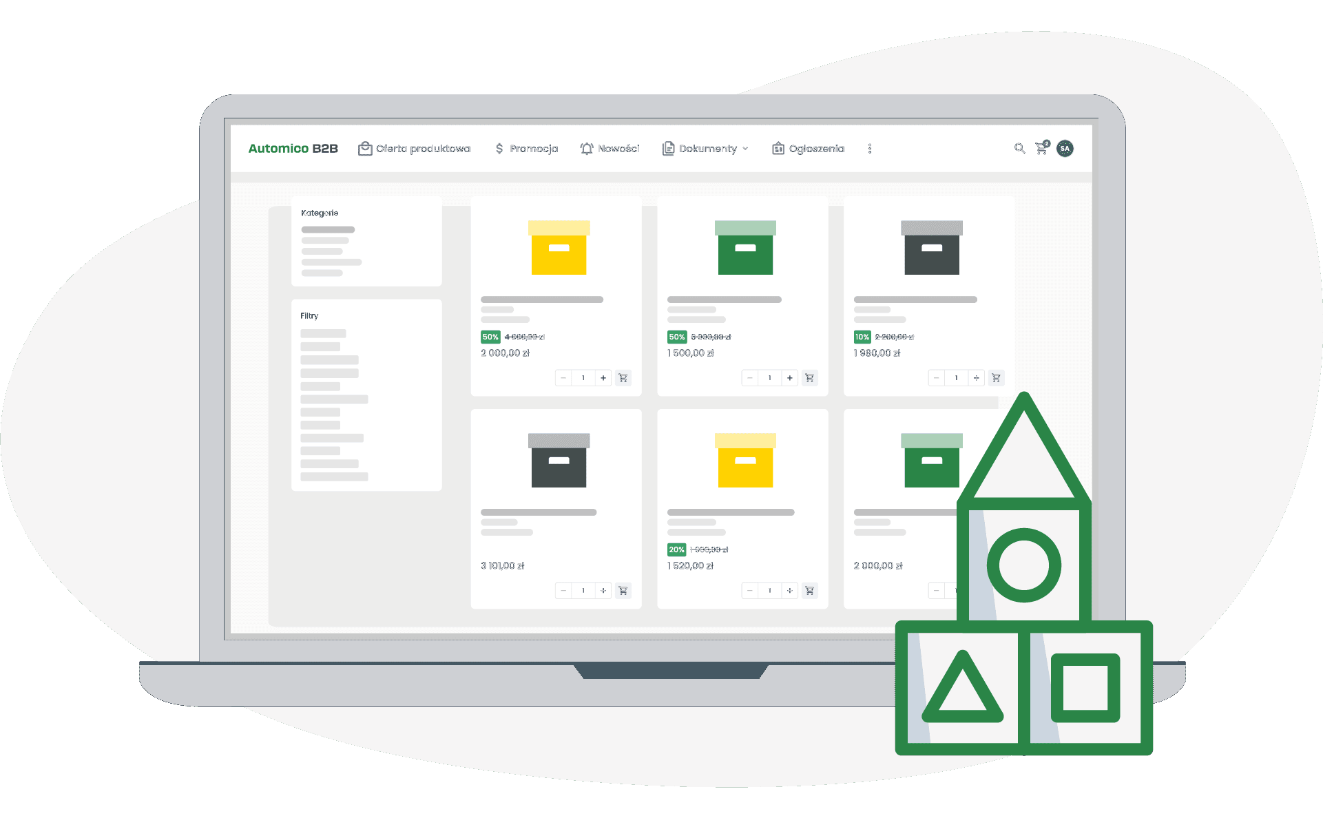 Platforma B2B dla branży artykułów dla dzieci - Automico B2B.